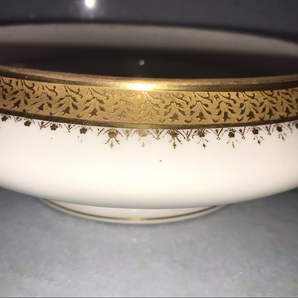 Limoges Antique Covered Porcelain Server - Picture 2 of 5